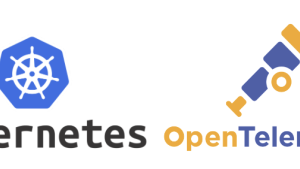KubernetesとOpenTelemetryのロゴ